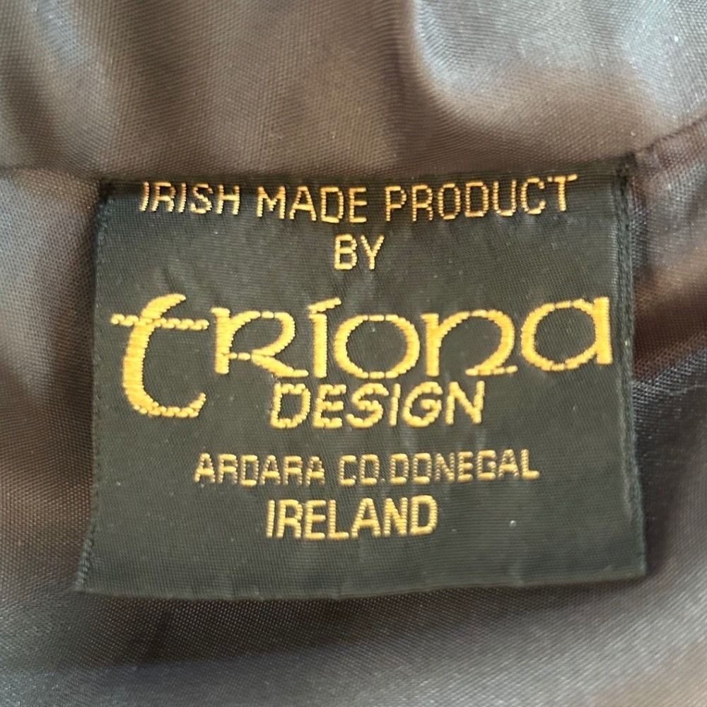 Triona Design Wool Blazer 38 Short Plaid Irish Donegal Tweed Academic Preppy - Picture 3 of 5